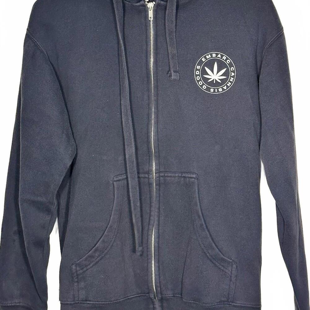 Embarc Cannabis Hoodie – “I Love Martinez” Zip-Up Sweatshirt